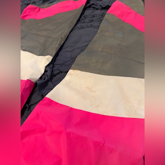 Rave Hot Pink & Silver Holographic Reflective Chaps - Picture 4 of 8